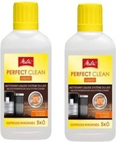 Melitta - Perfect Clean Reiniger voor Melksystemen - Espressoapparaten - 2 x 250ml