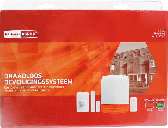 KlikAanKlikUit - KlikAanKlikUit ALSET-2000 Draadloos Beveiligingssysteem