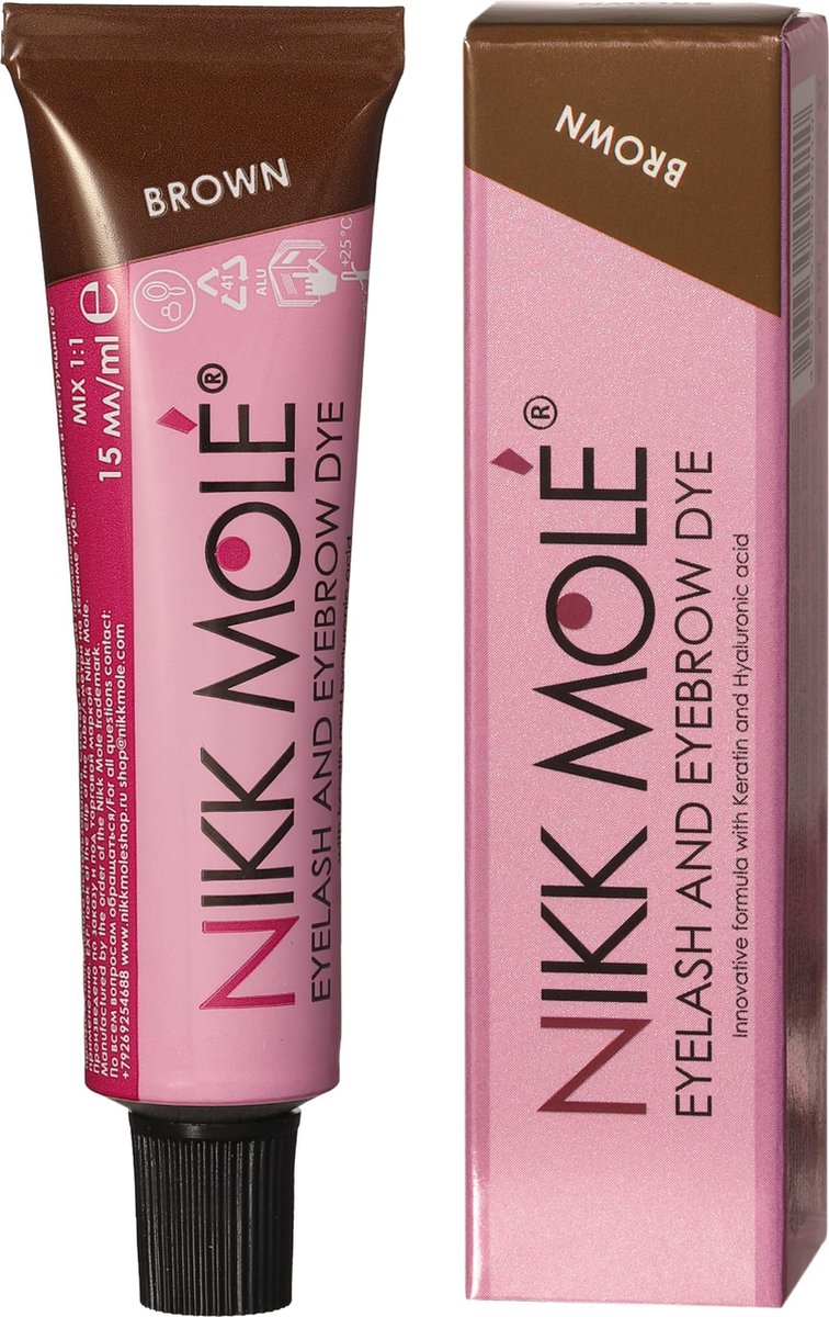 Nikk Mole - wenkbrauw verf - brown