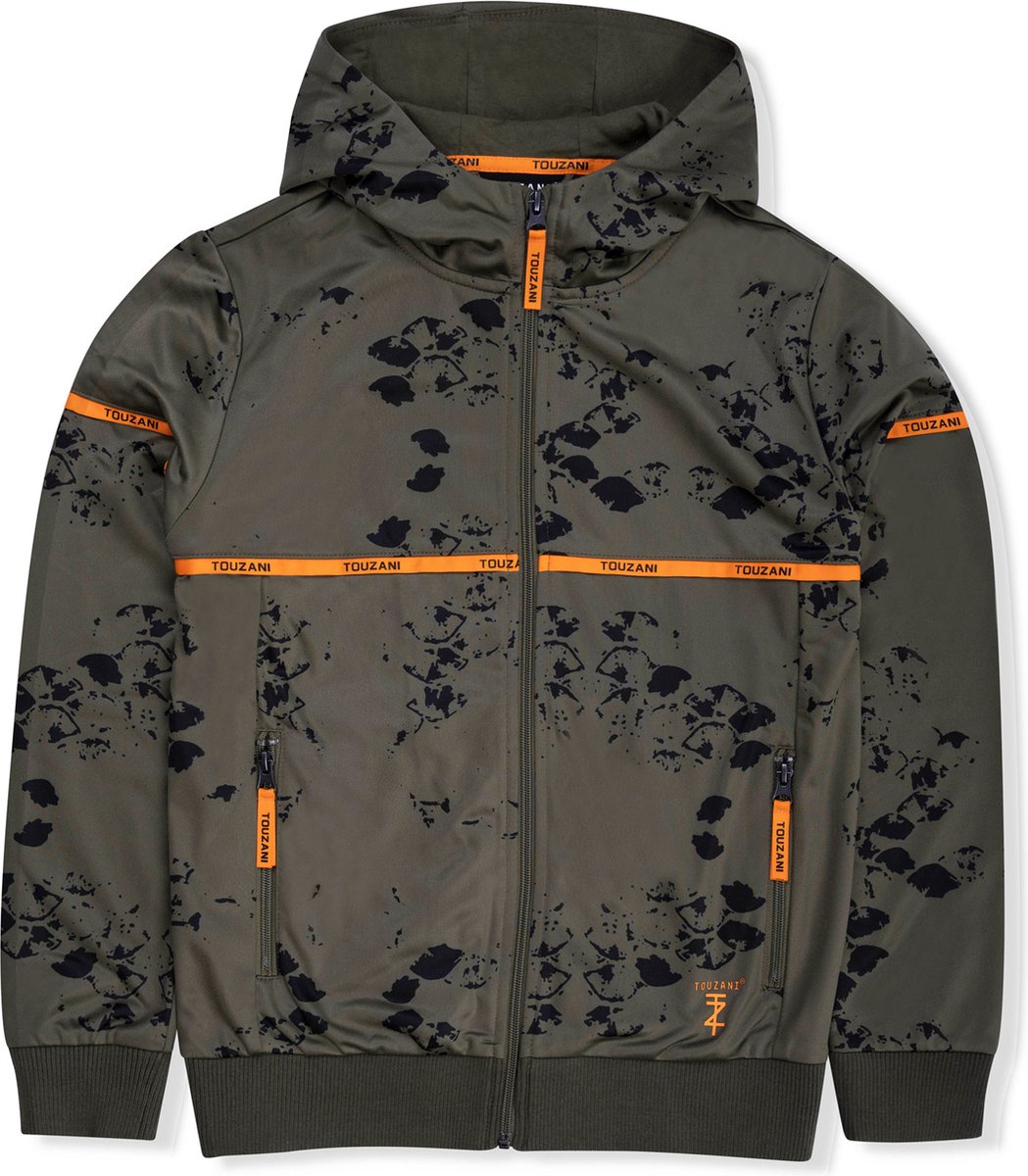 Touzani - Trainingsjack - OSHIBA NANANA CAMO Green (122-128)