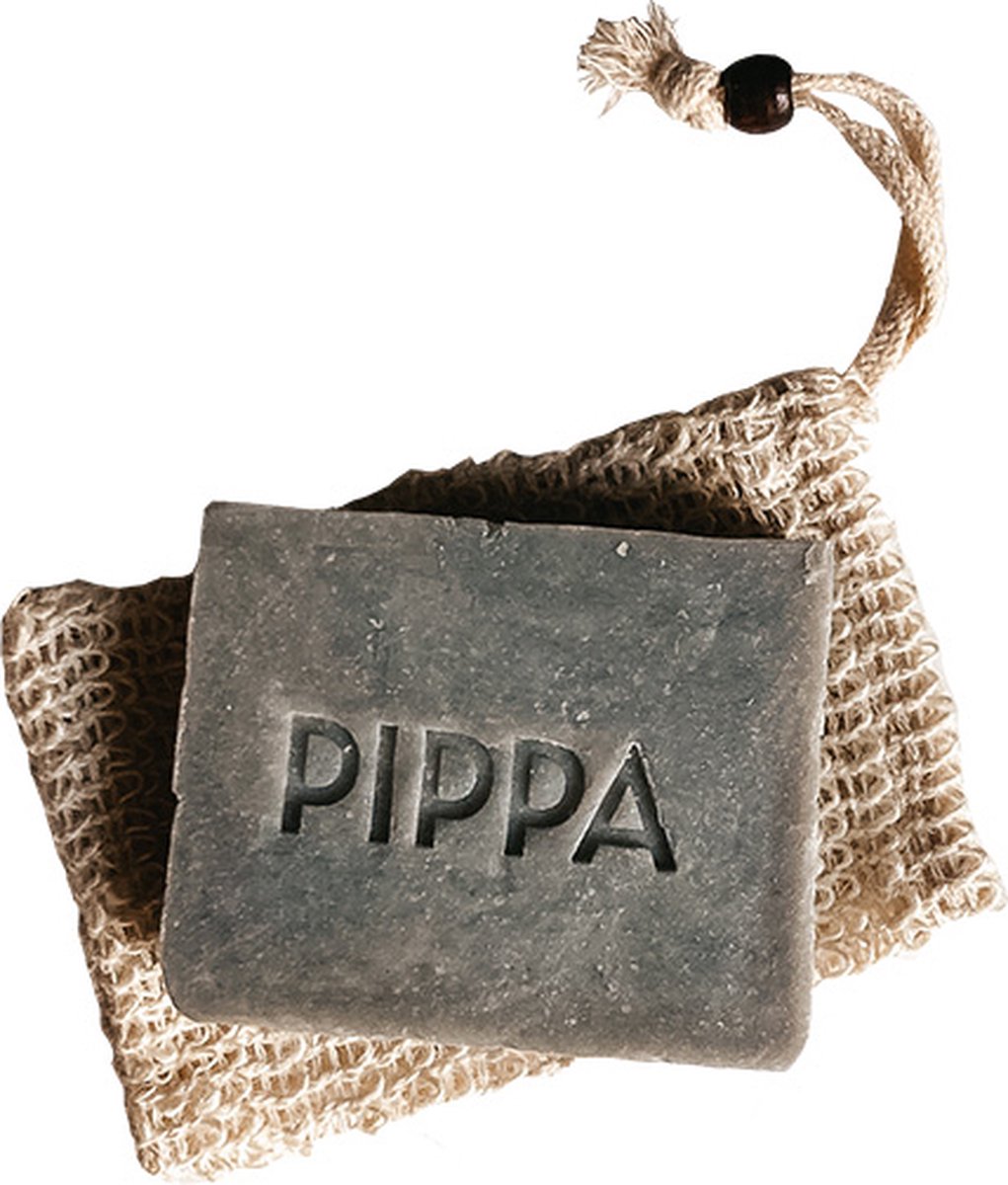 PIPPA Paardenshampoo Charcoal & Pepermint 180G - Met Zeepzakje - Handgemaakt - 100% natuurlijk - PIPPA Equestrian Soap