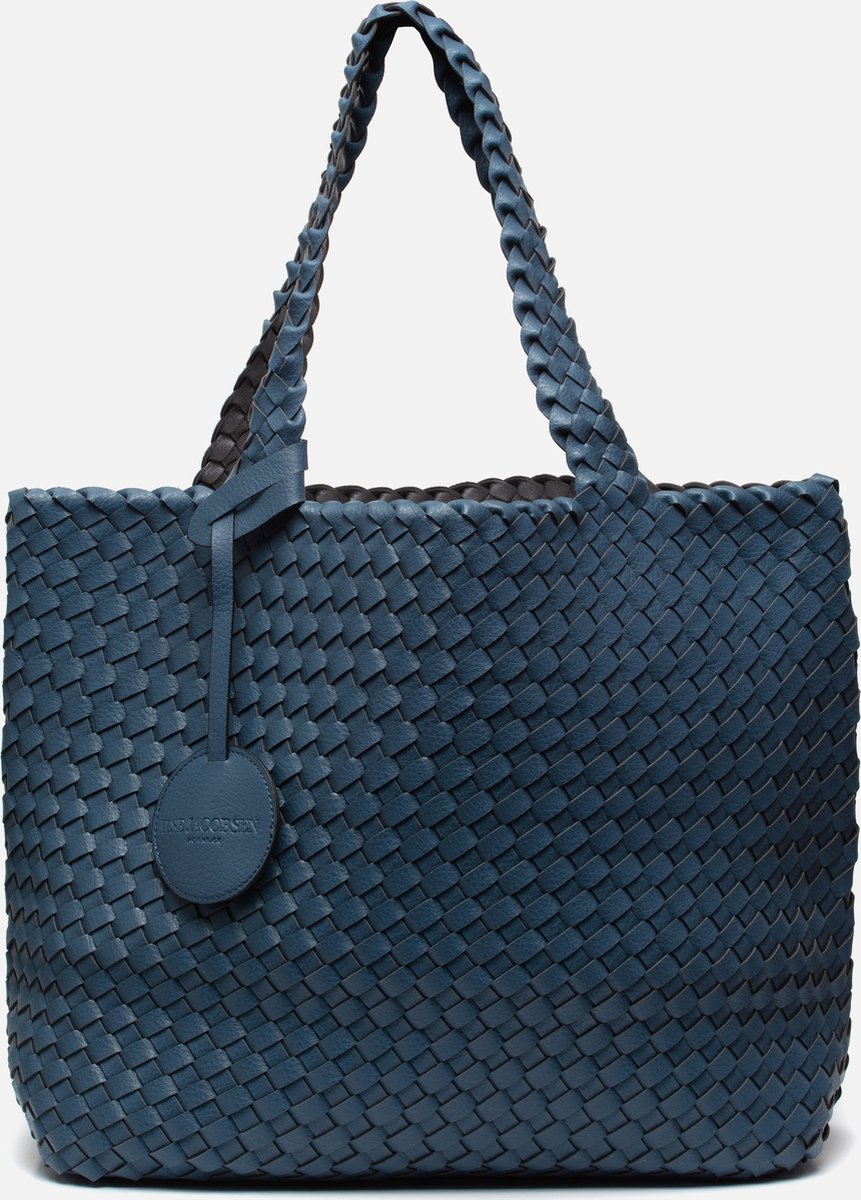 Ilse Jacobsen Reversible Bag08 blauw Imitatieleer - Dames - Maat 1