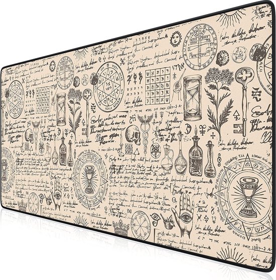 Foto: Muismat gaming 900x400 mm xxl muismat groot tafelonderlegger groot formaat verbetert precisie en snelheid ook voor roccat razer logitech muis en toetsenbord alchemy