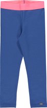 O'Chill - Legging - Bente - Blauw met fluo roze tailleband - Maat 140-146