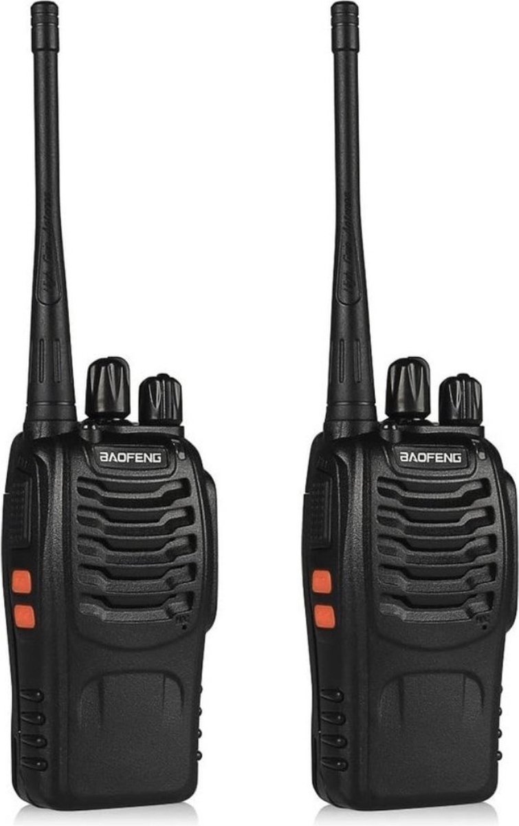 Baofeng - Serie BF-888S - Walkie Talkies - 2 Stuks - Communicatie - Incl. 2 Headsets - LED Zaklamp - Oplaadbaar - 400 á 470 MHz