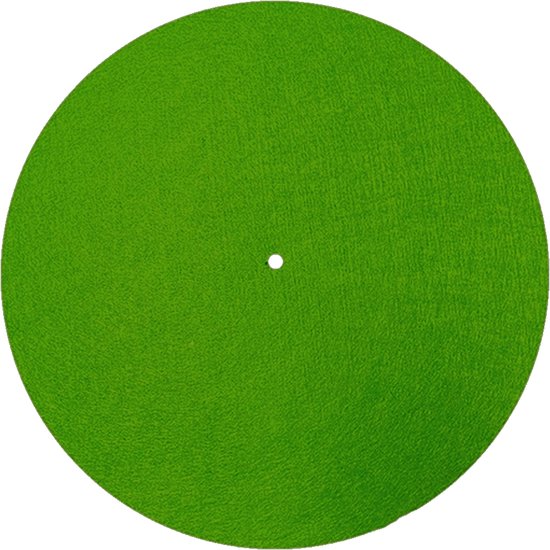 Groene LP slipmat 12'' Platenspeler Vinyl LP Record Player