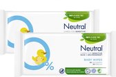 Bol.com Neutral - Baby Billendoekjes - 2 x 52 = 104 stuks - 0% Parfum aanbieding