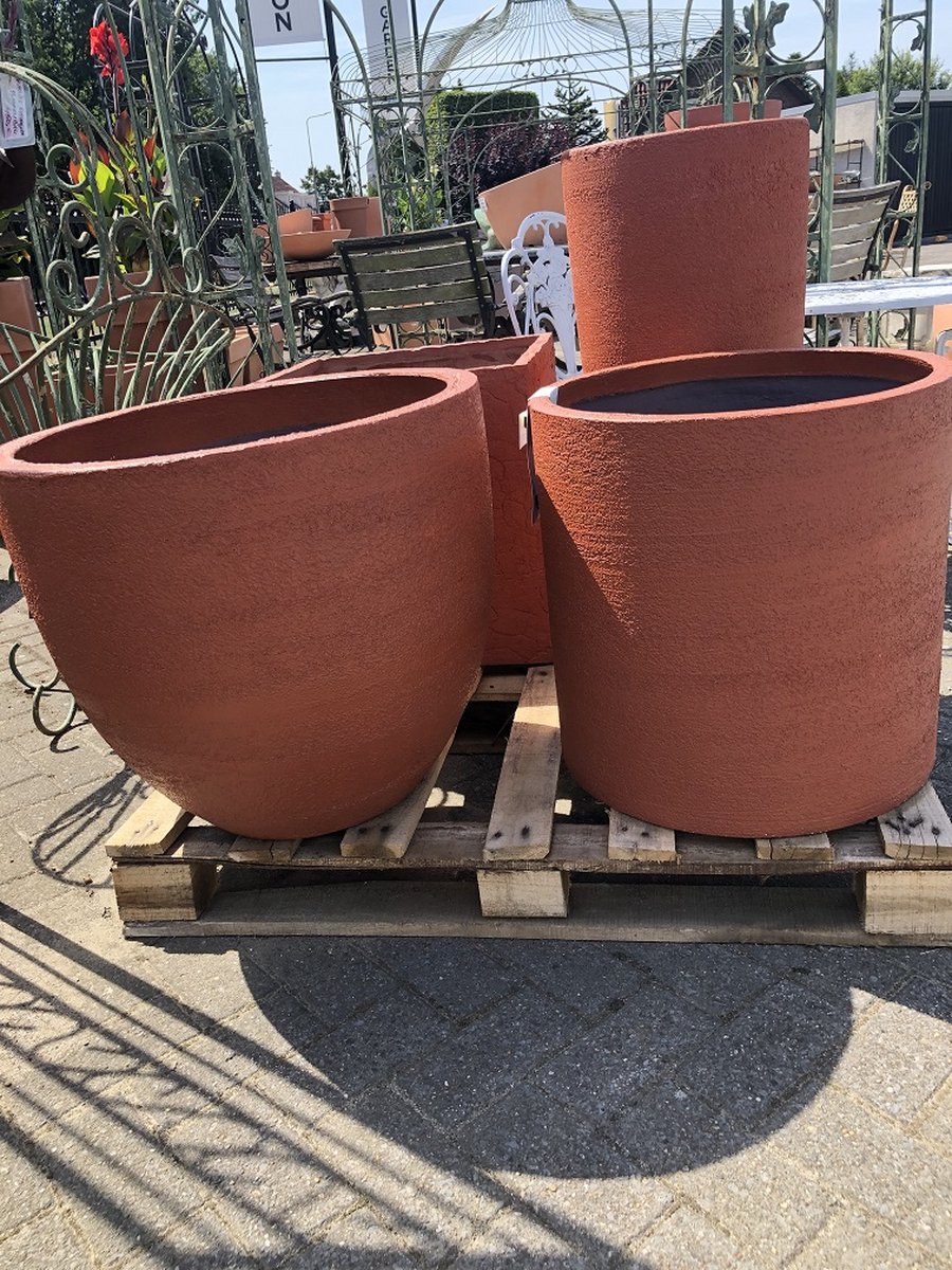 Pottery Pots Bac à fleurs intérieur et extérieur - couleur terra