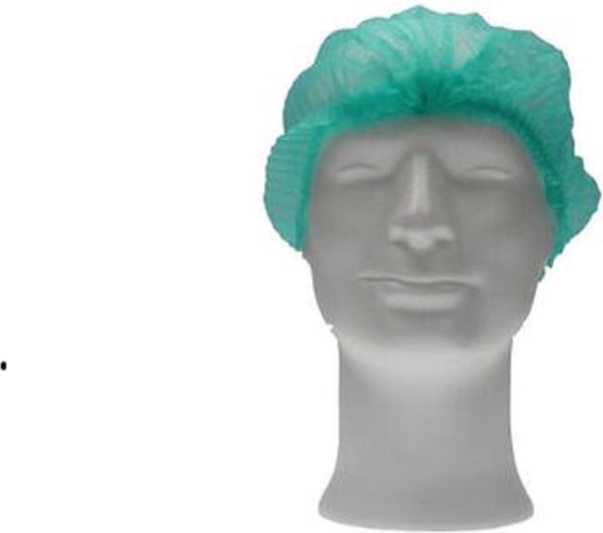 Baret non woven wokkel groen 10x100stuks