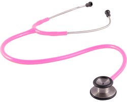 Clinical Dual Head Stethoscoop Medisch Roze - MDR Gecertificeerd - Verpleegkundige Accessoires - Verpleegkundige Cadeau