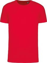 Biologisch unisex T-shirt ronde hals 'BIO190' Kariban Rood - M