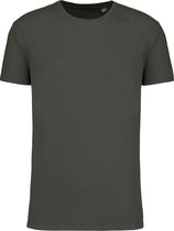 Biologisch unisex T-shirt ronde hals 'BIO190' Kariban Green Marble Heather - 4XL