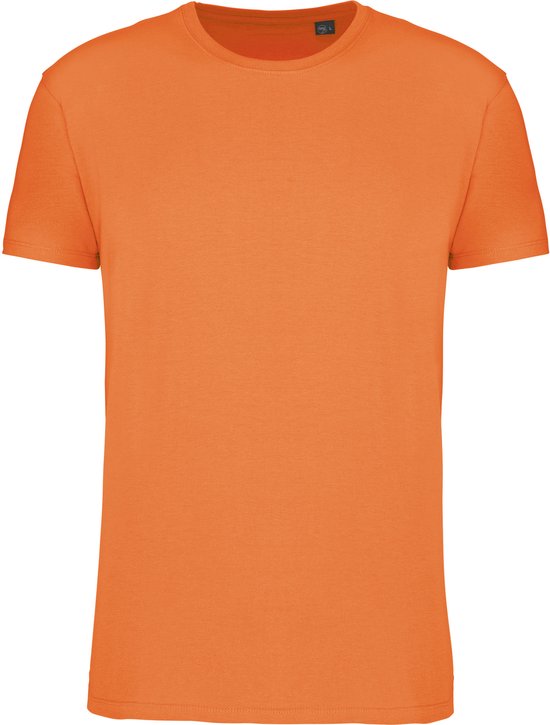 Biologisch unisex T-shirt ronde hals 'BIO190' Kariban Oranje - XS