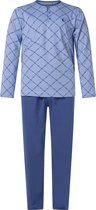 Gentlemen - zomer heren pyjama 944231 - knoophals - maat XL