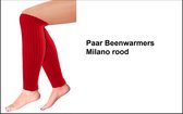 Paar Beenwarmers Milano rood - Thema feest party disco festival partyfeest