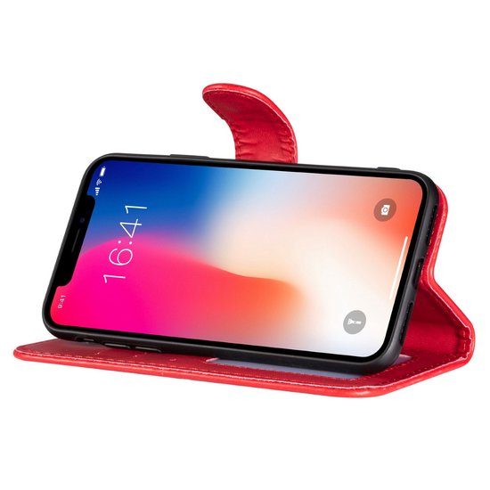 Apple iPhone X/Xs Rico Vitello L Etui portefeuille/book case/coque couleur Rouge