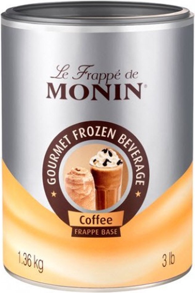 Goedkoopste Monin - Koffie - Frappé basis - 1.36kg - blik