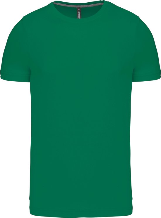 T-shirt korte mouwen met crew neck Kariban Kelly Groen - 4XL