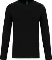 T-shirt met ronde hals en lange mouwen Kariban Zwart - XL