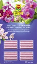 COMPO Meststofstaafjes Orchideeën - 3 maanden lange werking - voor alle soorten orchideeën - 20 stuks