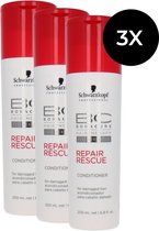 Schwarzkopf Bonacure Hairtherapy Repair Rescue Condtioner - 3 x 200 ml
