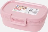 Boîte à goûter SEBASTIAN - Rose - Plastique - 0 ml - Set de 2 - Boîtes de conservation - Boîte à pain
