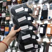Jaquet 90% katoen sokken-Unisex-Zwart