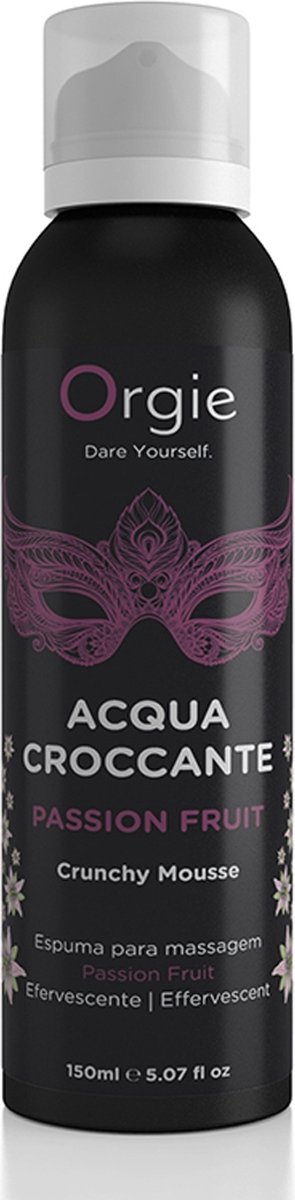Goedkoopste Orgie - Acqua Croccante Crunchy Mousse Passievrucht 150 ml