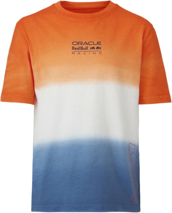 Max Verstappen Exotic Kids T-shirt Oranje Blauw 2023 XL (164)