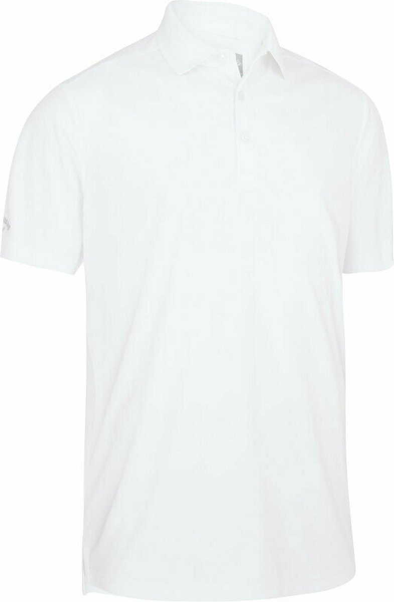Callaway Heren Golfpolo Bright White Maat M