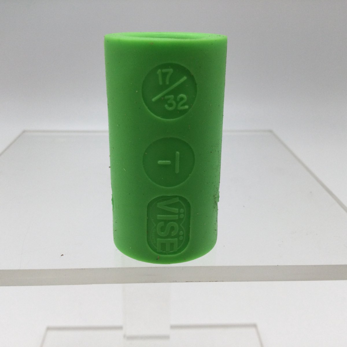 Bowling Bowlingbal vinger inserts, per 2 stuks, 'Vise powerlift / oval-grip inserts' , naar keuze powerlift of oval-grip, kleur groen, maat 17/32 , nr. -1, boormaat 7/8