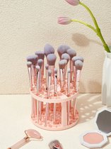 HOME ONLINE® Make-up Organizer - Cosmetica Opbergdoos - Voor Badkamer en Make up Tafel- Roze Beauty Organizer