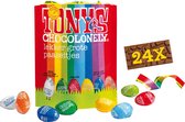 Chocolonely Mix Chocolade Paaseitjes - Mix - Uitdeelzak Pasen - Collo 24 zakken a 255 gram Paaseieren