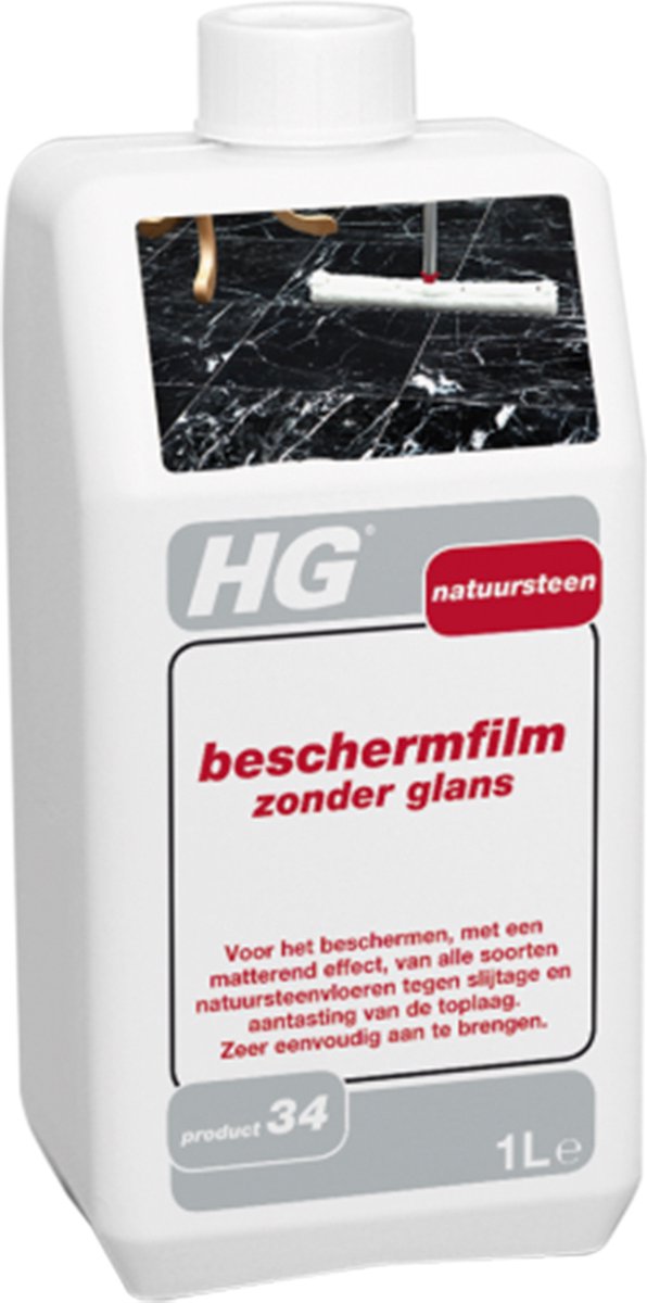 HG Beschermfilm zonder glans voor natuursteen - Marmerreiniger - 1L
