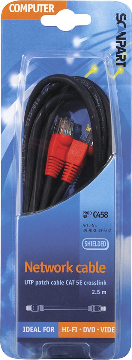 Bandridge BCL7402 - Netwerkkabel - RJ45 - 2 m - Oranje