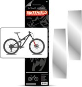 Bikeshield frame bescherming Fork shield glossy protectie sticker | fiets folie | voorvork | krassen | steenslag