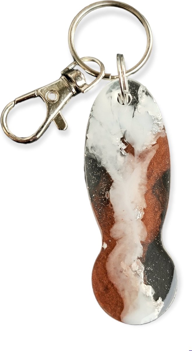 Resin Art JR: Winkelwagenmuntje / Muntje voor in winkelwagen / Sleutelhanger