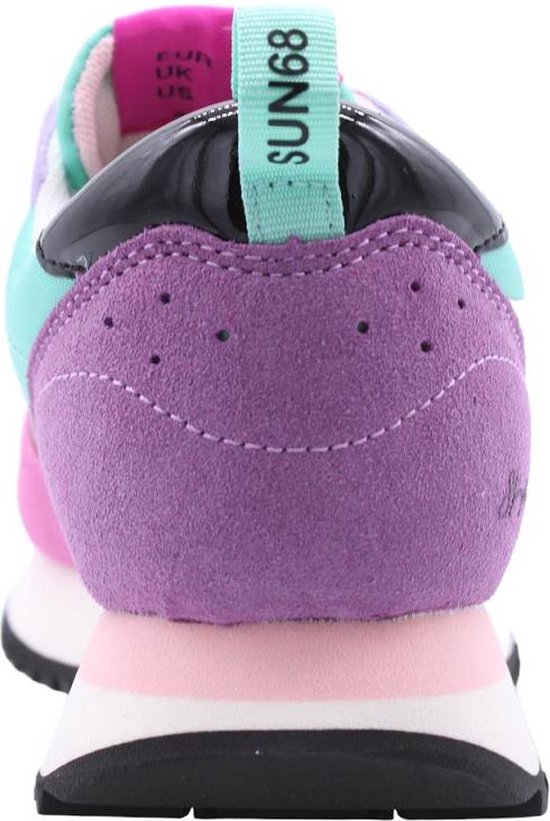 SUN68 Sneakers Basse Bambina: Camoscio E Tessuto Con Chiusura Strappo E Lacci, Suola Gomma - 2