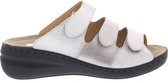 Dames Slippers Solidus 21154-20821 Serenity Spezial Off White Zilver - Maat 6½