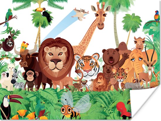 Plafondlamp jungle kinderkamer - twee varianten – De Kleine Auto