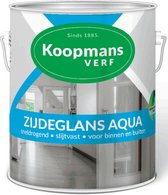 Koopmans Soie Gloss Aqua | 2,5L | Blanc | Brillant de soie | Eau diluable | Couvrant | Séchage rapide | Durable | manteau | Peinture de travaux