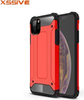 Anti Shock -geschikt voor iPhone 11 Pro – Backcover hoesje - Rood