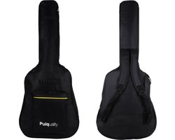 Puiquality Gitaartas Akoestische Klassieke Gitaar - Gevoerde Gitaarhoes - Waterdichte Gitaarhoezen 106 x 40,5 x 11 cm
