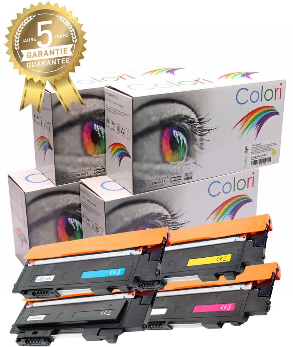 Set 4x Colori huismerk toner geschikt voor HP 117A W2070A - W2073A voor HP Color Laser 150 150a 150nw MFP 178 178nw 178nwg 179 179fnw 179fwg