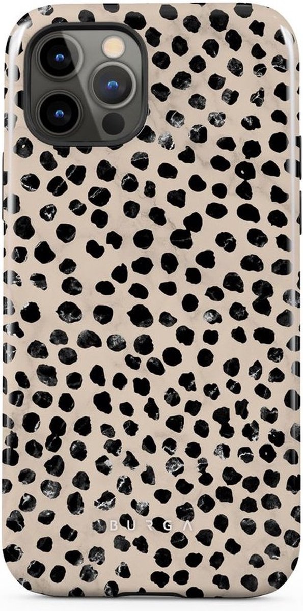 Burga Hoesje geschikt voor Apple iPhone 12 Telefoonhoesje Hardcase | Burga Tough Backcover Shockproof | Schokbestendig iPhone 12 Telefoonhoesje | Anti Shock Proof - Almond Latte | Bruin
