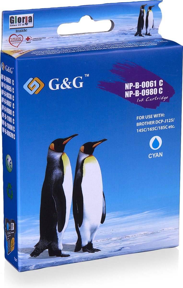 G&G NB-OLC61C inktcartridge 1 stuk(s) Compatibel Hoog (XL) rendement Cyaan