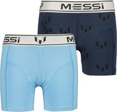 Vingino jongens Messi ondergoed 2-pack boxers Dark Blue
