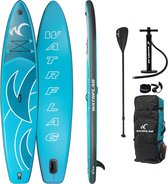 Bol.com Watrflag Arrow SUP Board 12'6'' - 380 cm - Touring Opblaasbaar Stand Up Paddle Board met peddel pomp luxe rugzak en FREE... aanbieding