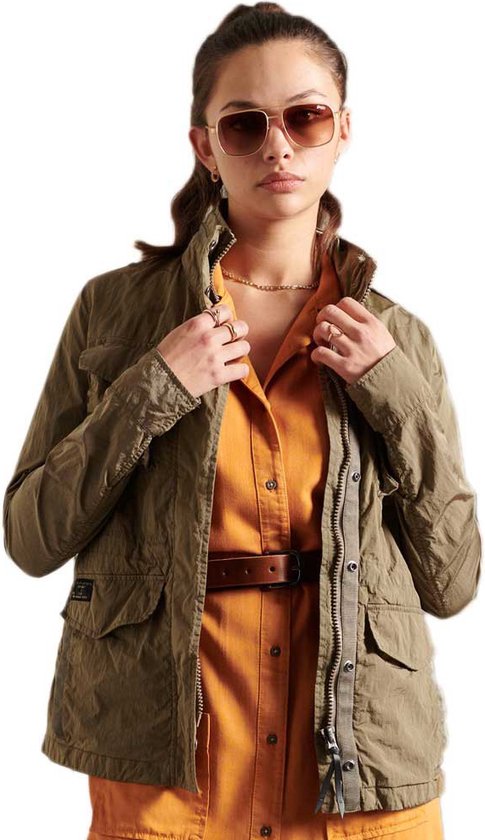 SUPERDRY Military M65 Jas Dames - Sand - XS