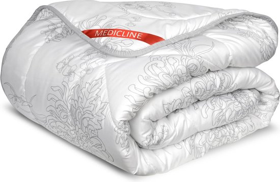 Medicline - Dekbed 200 x 220 cm - Overtrekmateriaal van microvezel - Anti-allergisch wasbaar tot 30 graden